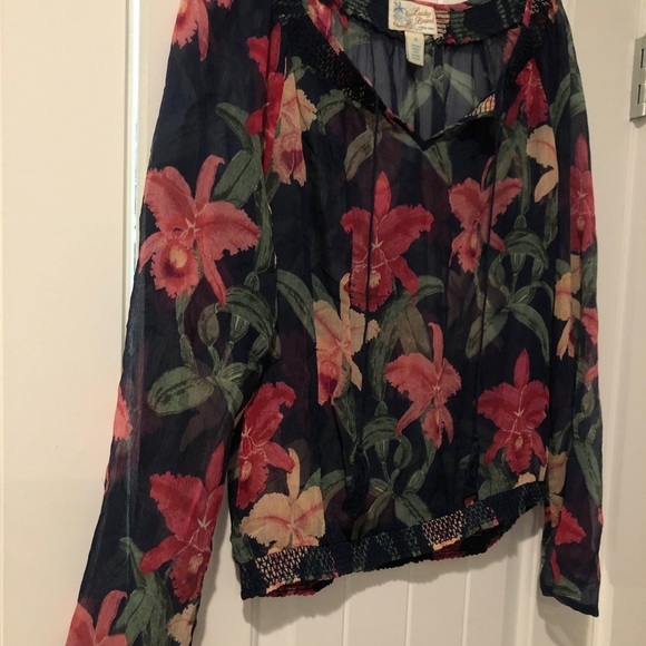 Lucky Brand Women’s by Dale Hope Floral Blouse | size small | like new - Picture 4 of 6